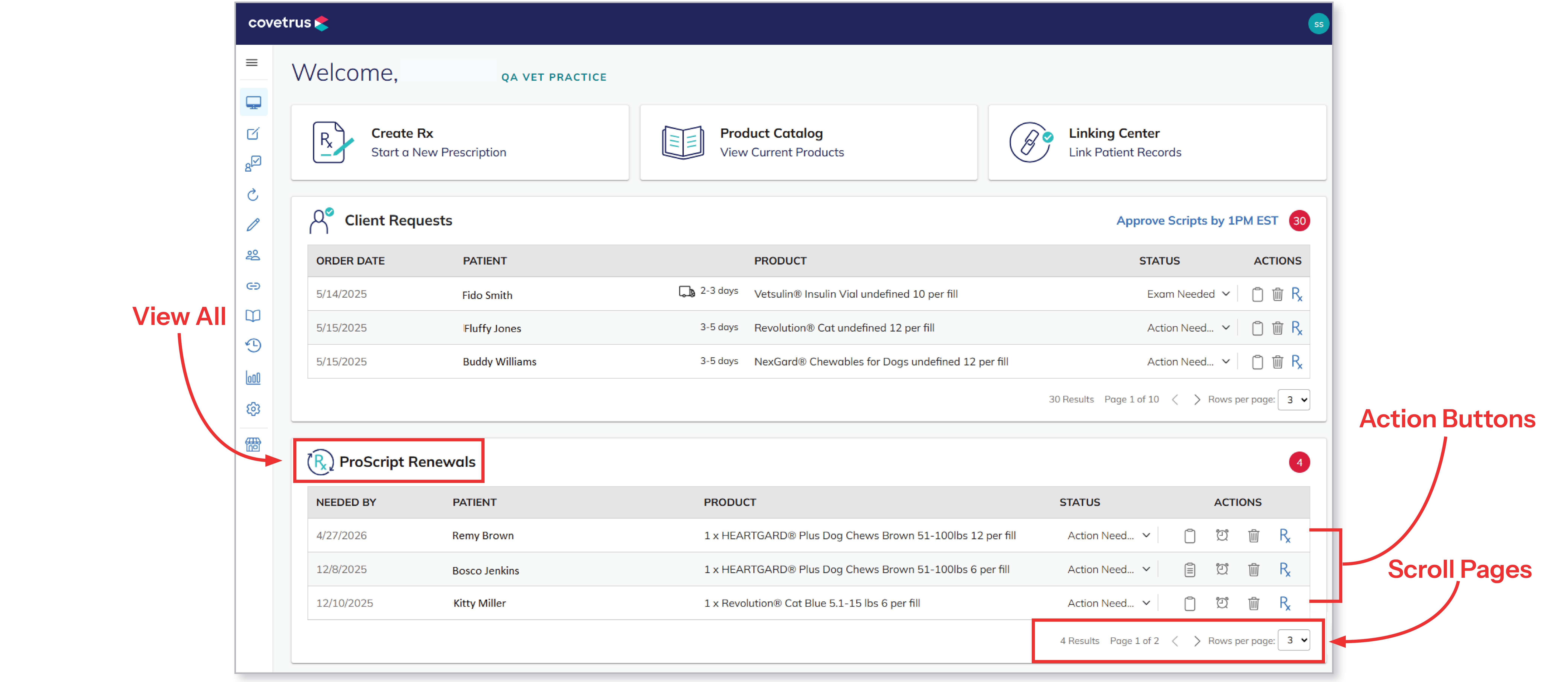 Understanding the Homepage Dashboard – Covetrus