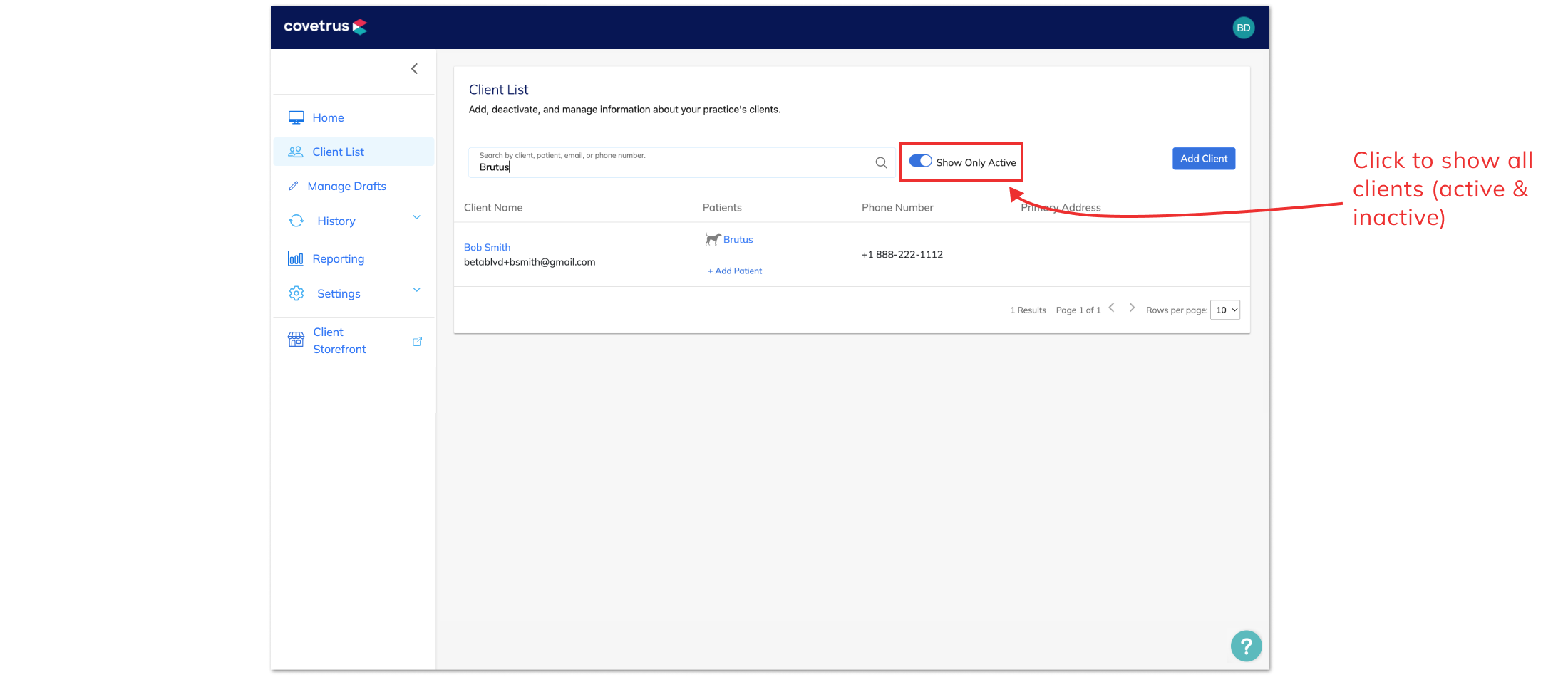 Deactivating client and patient accounts – Covetrus